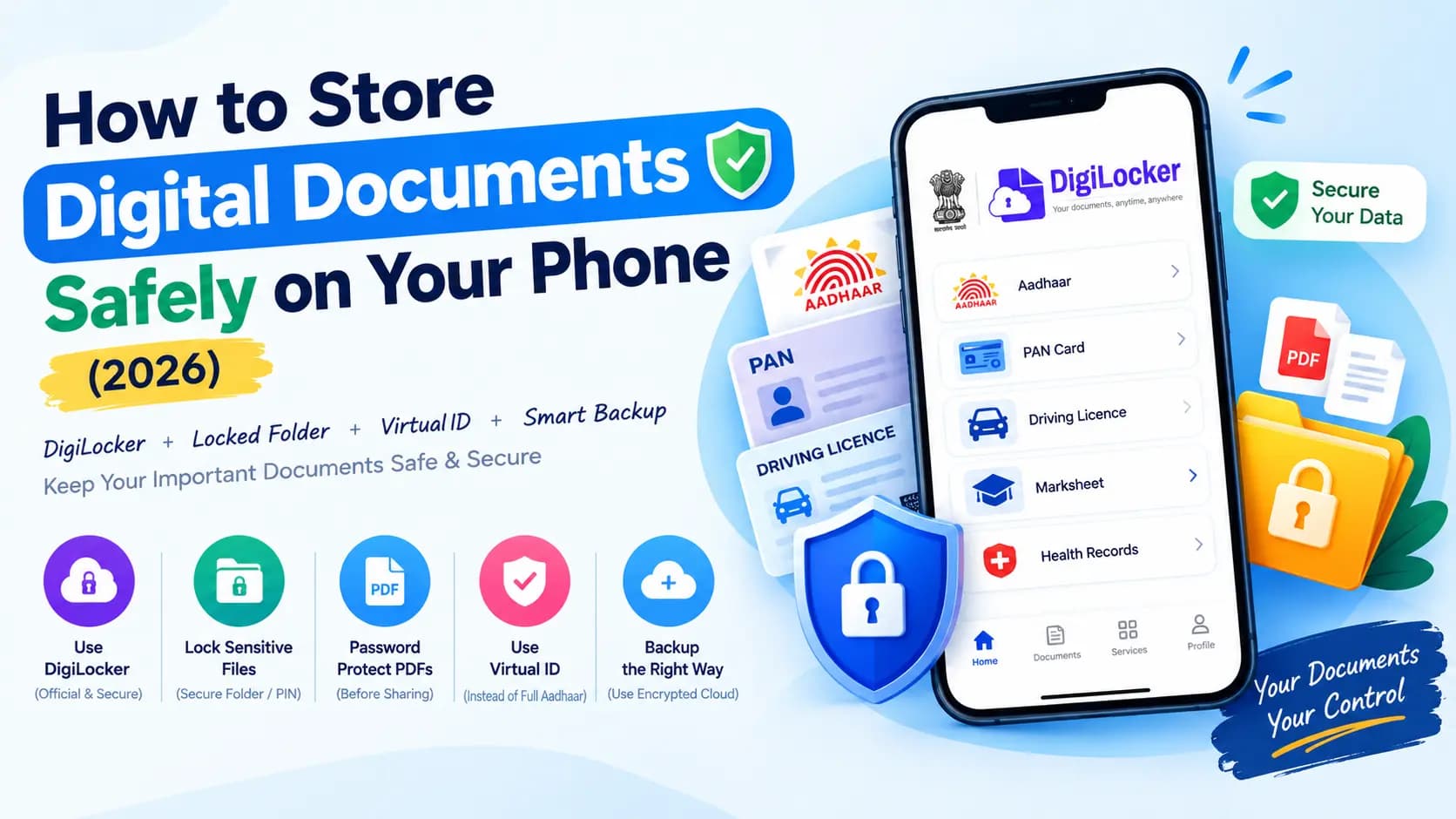 How to Store Digital Documents Safely on Your Phone (2026)